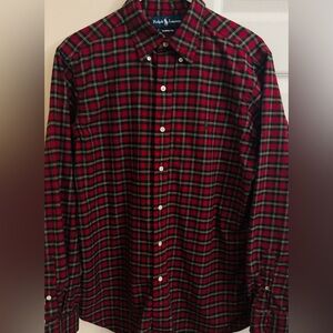 Ralph Lauren Classic Fit 100%Cotton Multicolored Men’s M Long Sleeve Button Down